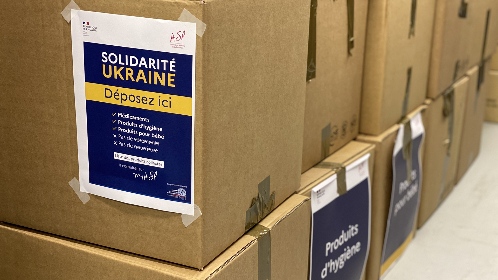 Collecte pour l'Ukraine