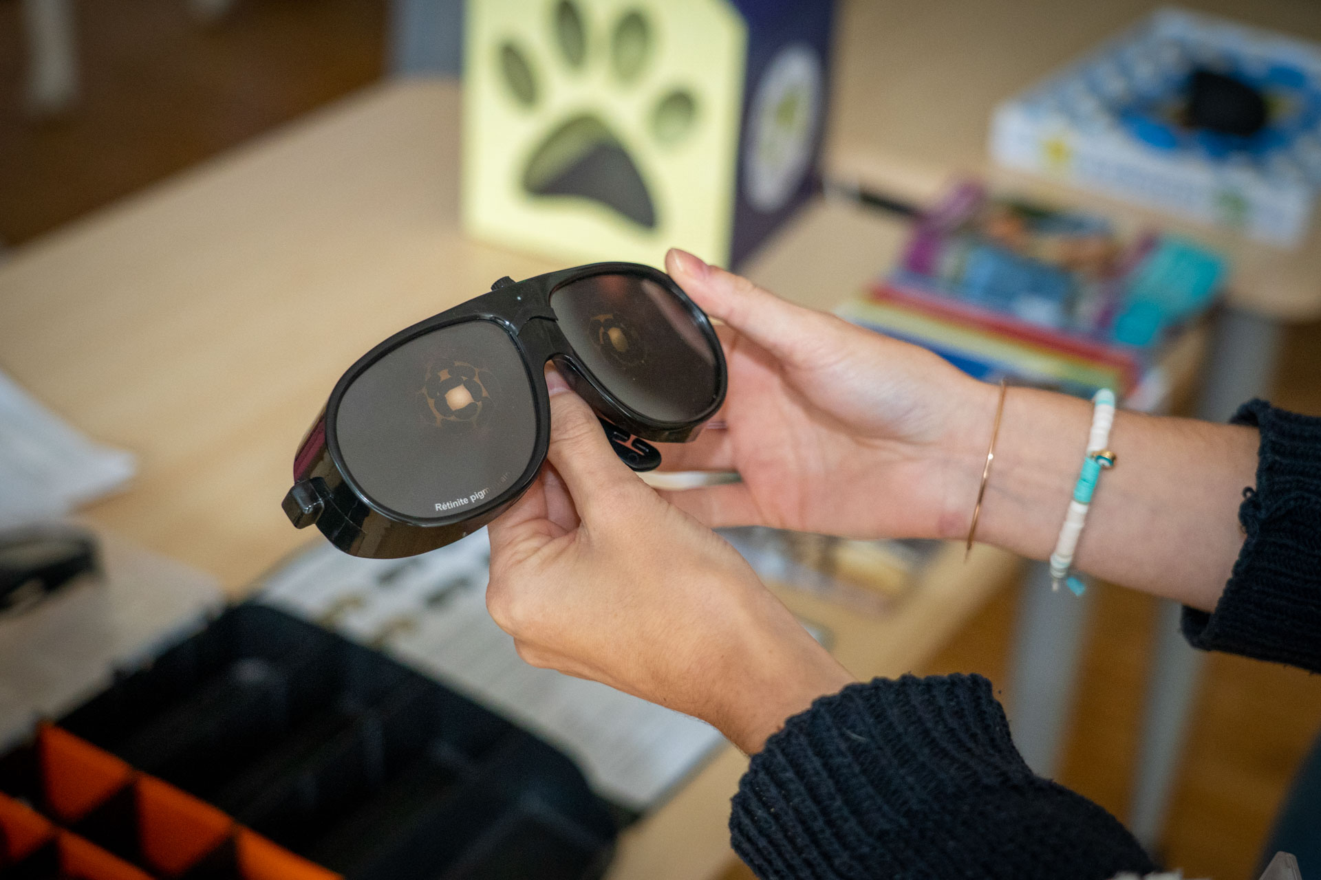 Atelier de simulation d'altération de la vision