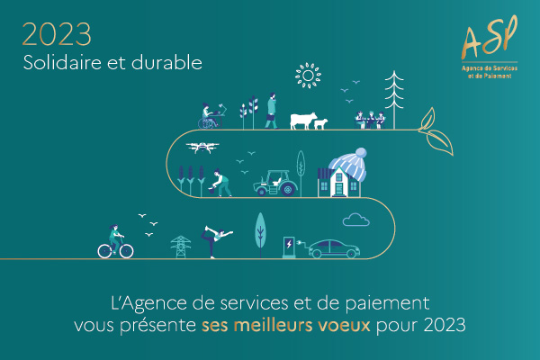 Carte de voeux 2023 de l'ASP animée