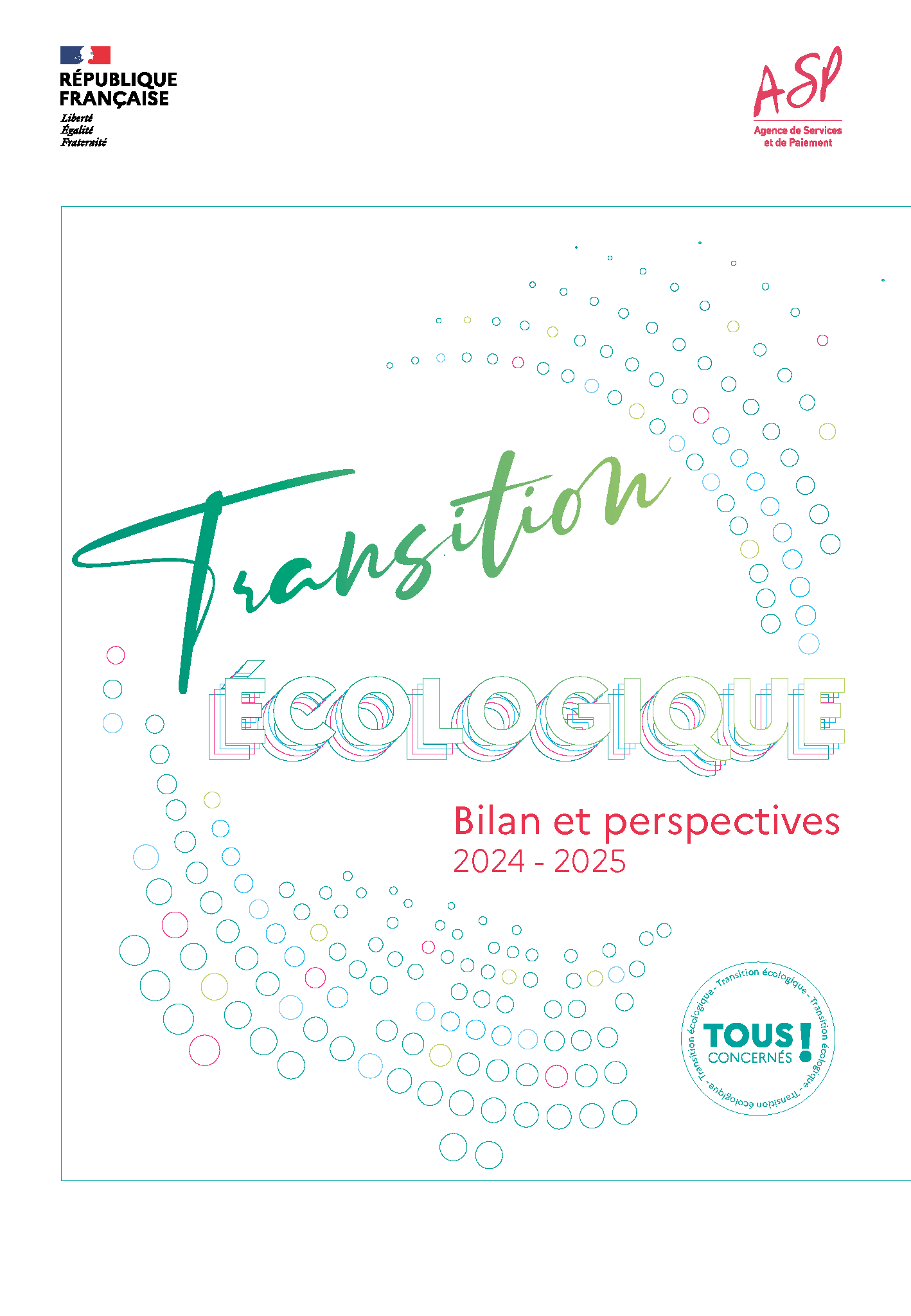 Le plan transition écologique de l'ASP